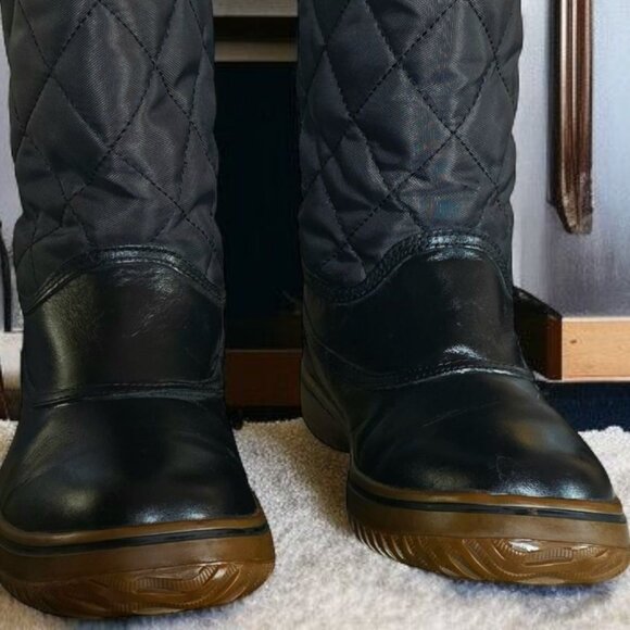 COACH SAMARA ( 7 ) Anline Black Leather with Quilted Upper Silver Hardware - Picture 3 of 12